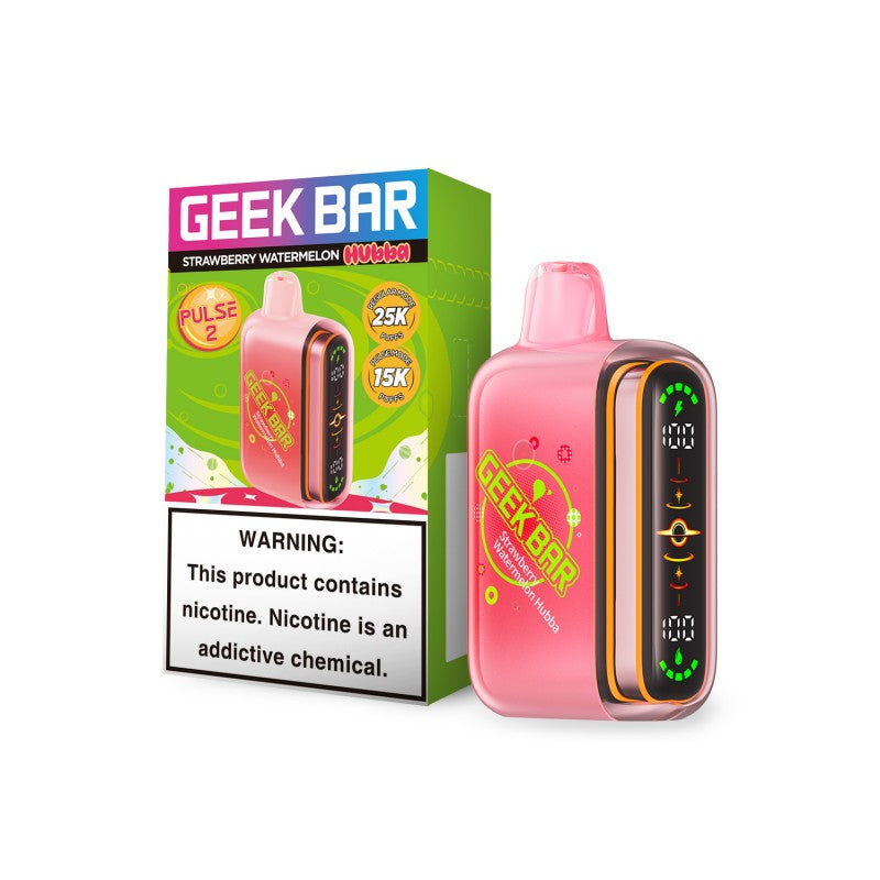 Geek Bar Pulse 2 Disposable - Strawberry Watermelon Hubba