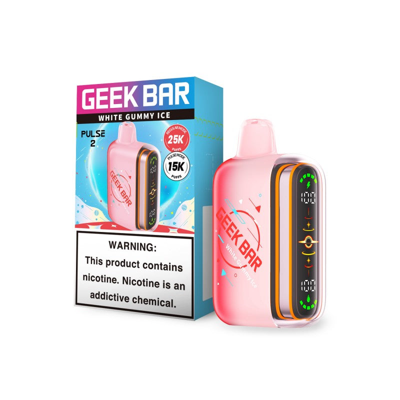Geek Bar Pulse 2 Disposable - White Gummy Ice