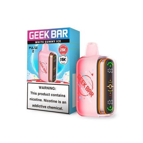 Geek Bar Pulse 2 Disposable - White Gummy Ice