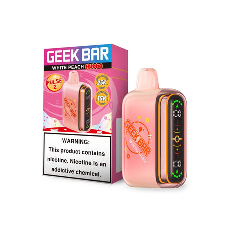 Geek Bar Pulse 2 Disposable - White Peach Hubba