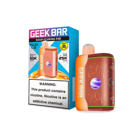 Geek Bar Pulse X 2 Disposable Vape - Sour F**king Fab