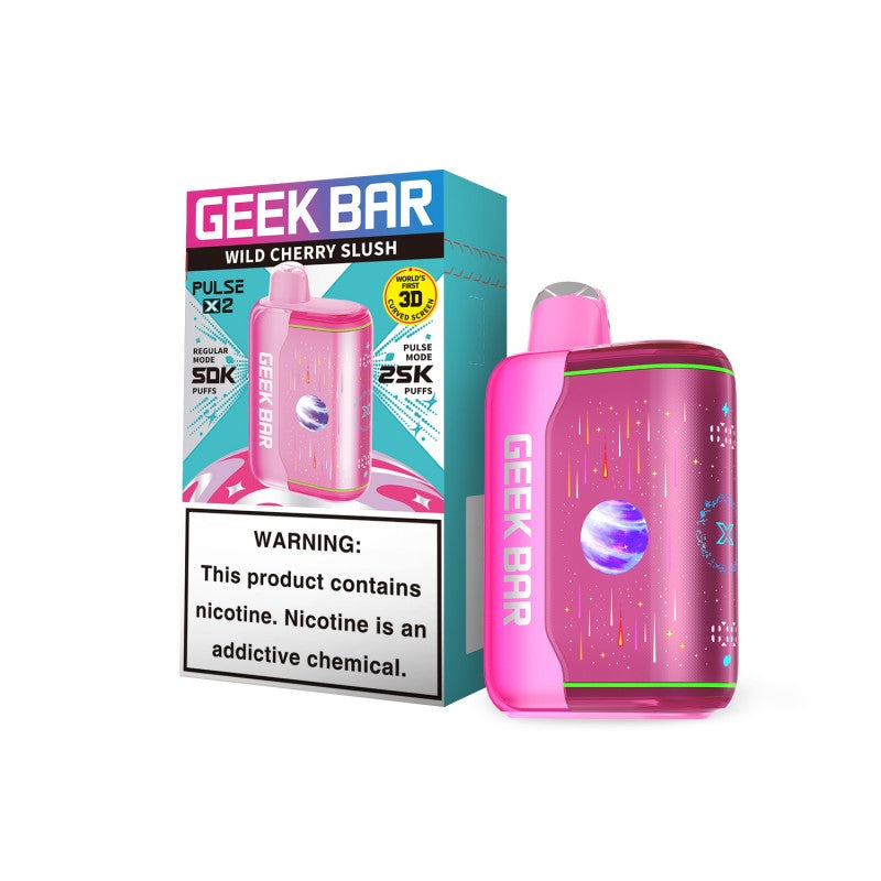 Geek Bar Pulse X 2 Disposable Vape - Wild Cherry Slush