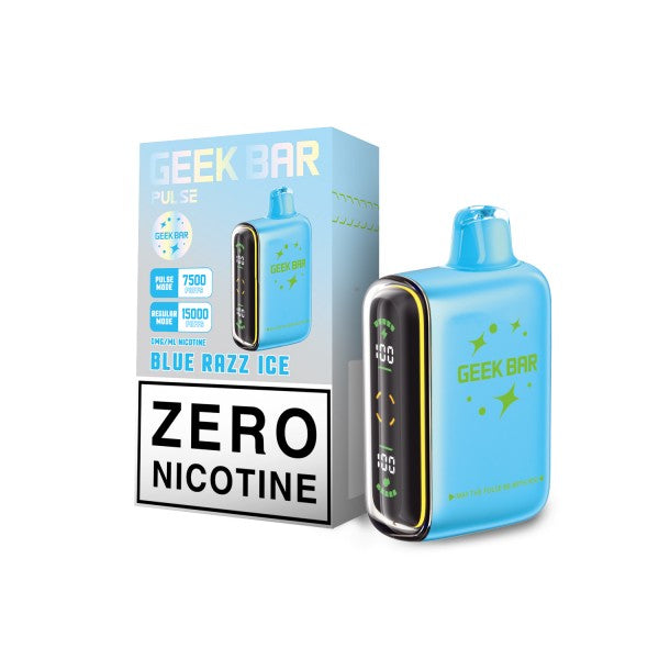 Geek Bar Pulse ZERO Nicotine - Blue Razz Ice