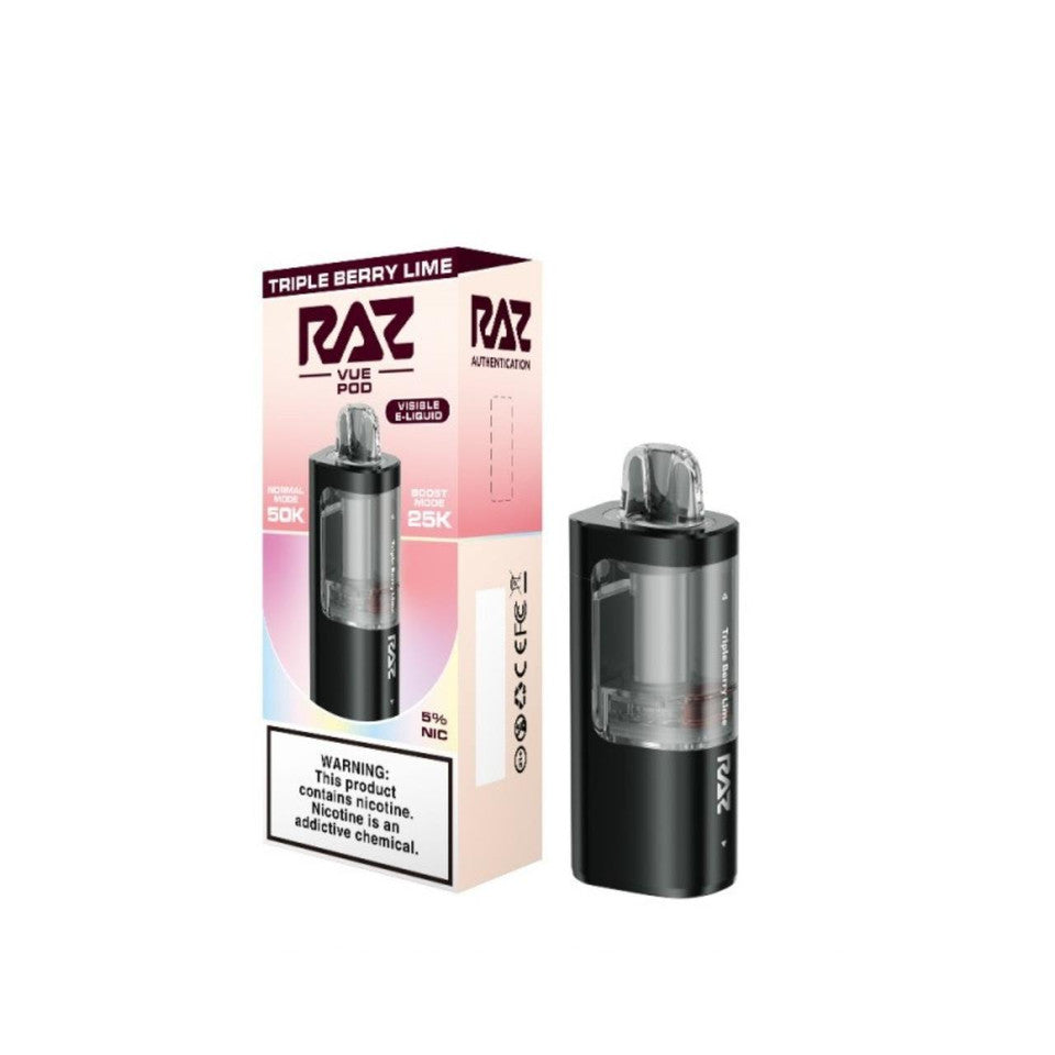 RAZ VUE 50k Replacement Pods - Triple Berry Lime