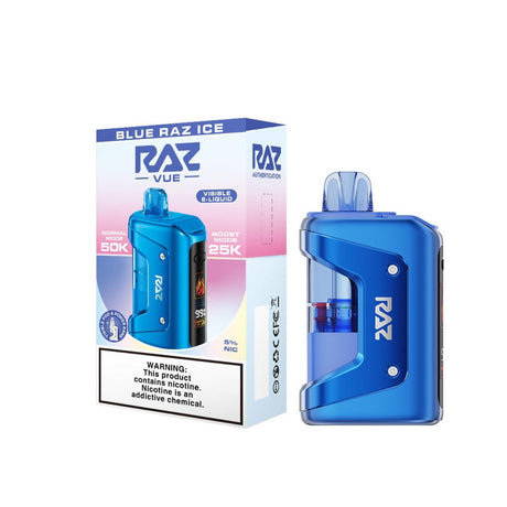 RAZ VUE 50k Disposable Kit - Blue Raz Ice