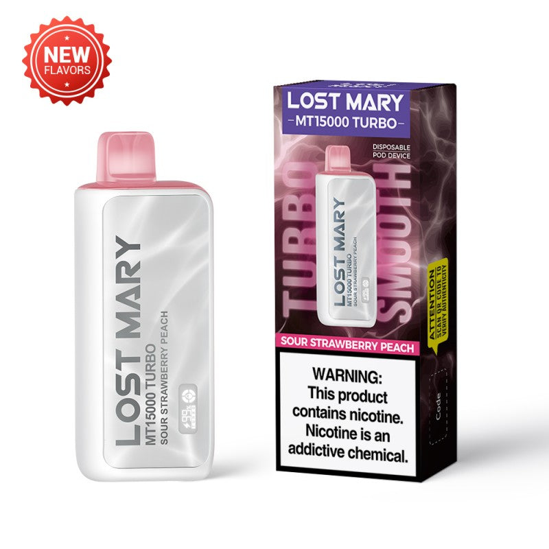 Lost Mary MT15000 - Sour Strawberry Peach