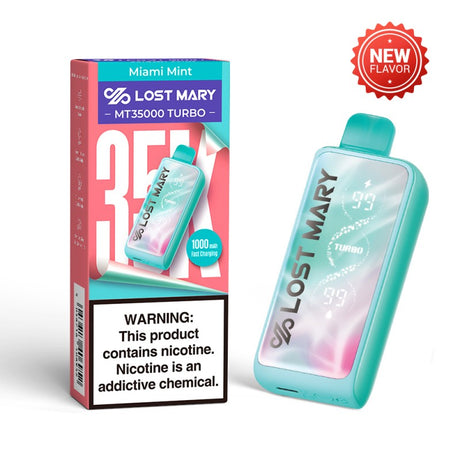 Lost Mary MT35000 Turbo Disposable Vape - Miami Mint