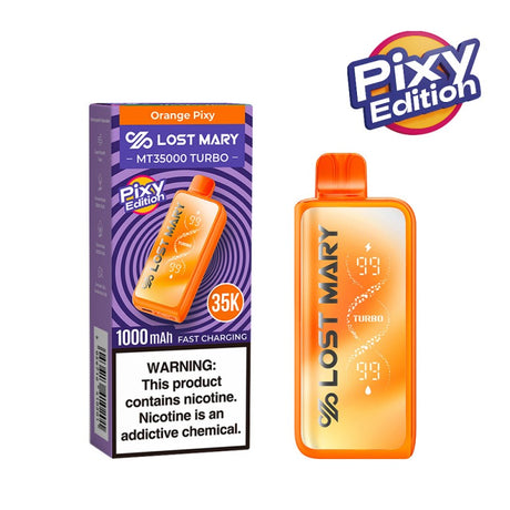 Lost Mary 35k TURBO Disposable Vape - Pixy Edition - Orange Pixy