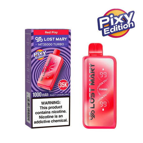 Lost Mary 35k TURBO Disposable Vape - Pixy Edition - Red Pixy