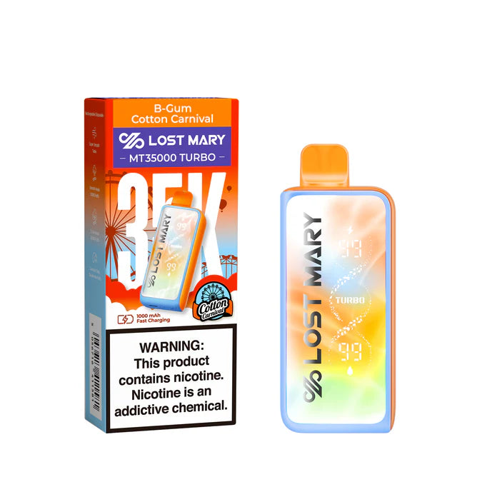 Lost Mary MT35000 Turbo Disposable Vape - B-Gum Cotton Carnival