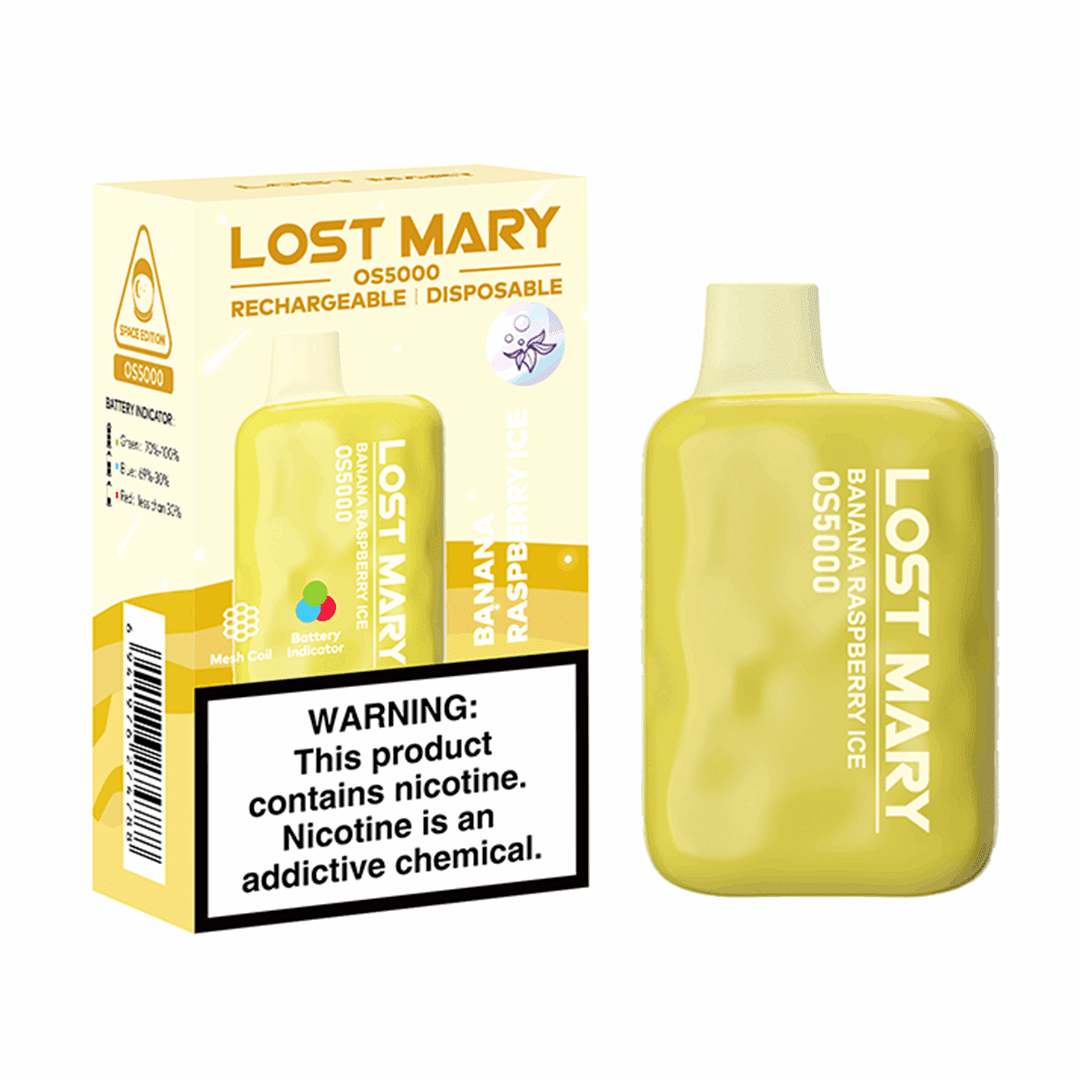 Lost Mary OS5000 - Banana Raspberry Ice