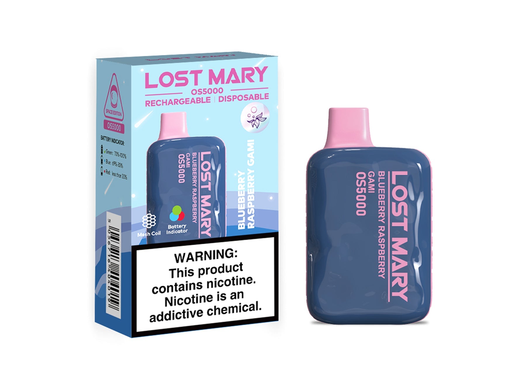 Lost Mary OS5000 - Blueberry Raspberry Gami