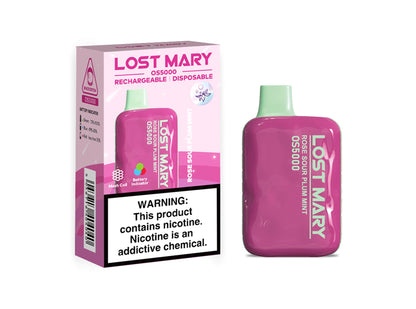 Lost Mary OS5000 - Rose Sour Plum Mint
