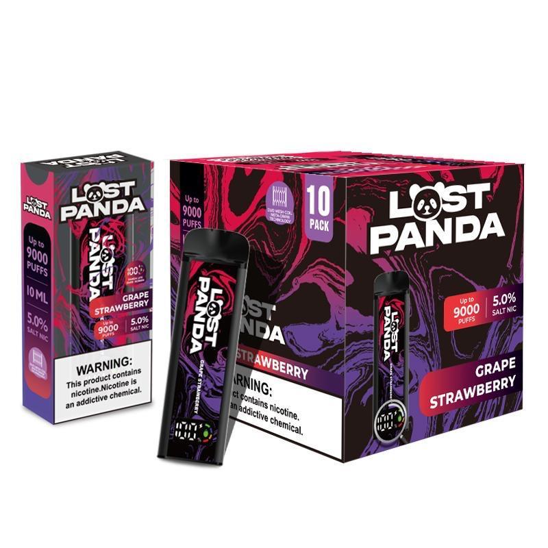 LOST PANDA 9000 Vape - Grape Strawberry