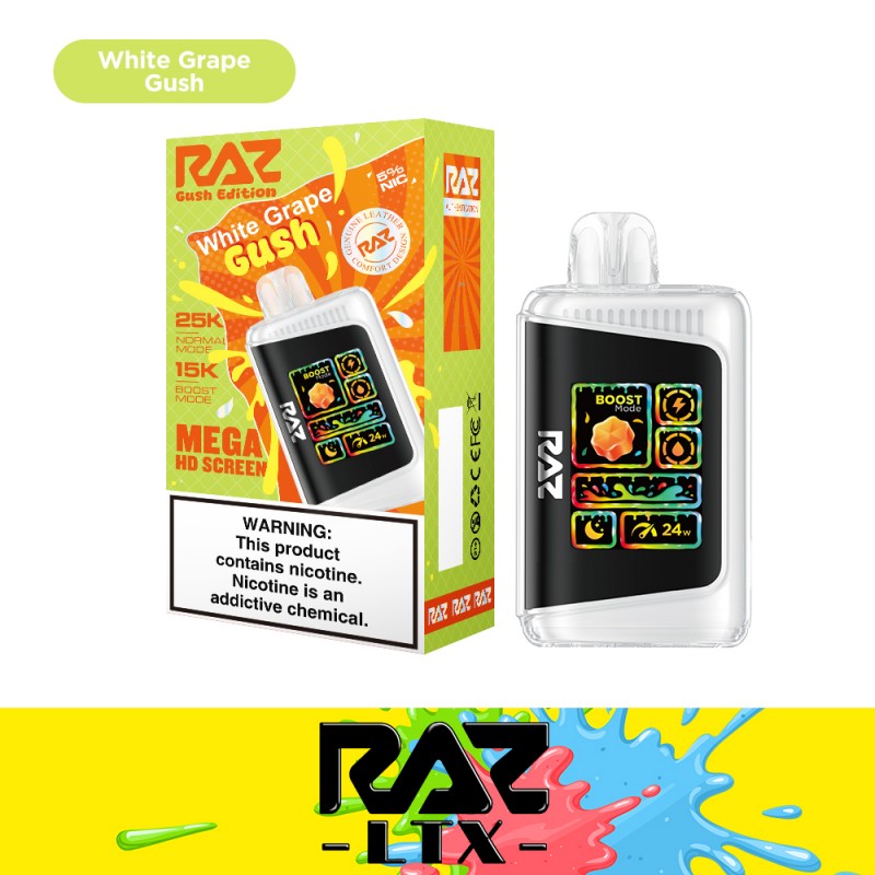 elf bar vape uk Raz 25k Gush Edition Vape Just Arrived!! New Flavors By RAZ!!💥 Introducing  The New RAZ Ltx 25k Gush Edition This Vape Review Australia main image 1
