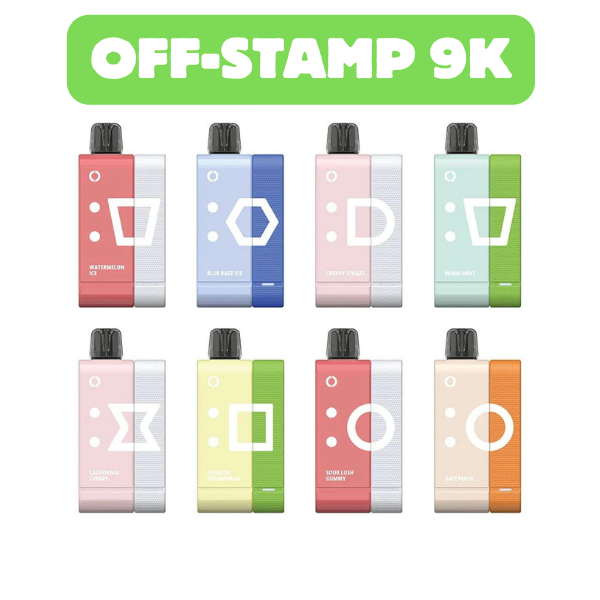 9000 Refill DISPOSABLES - OFF STAMP - Shop N Vape Off Stamp Sw Australia
