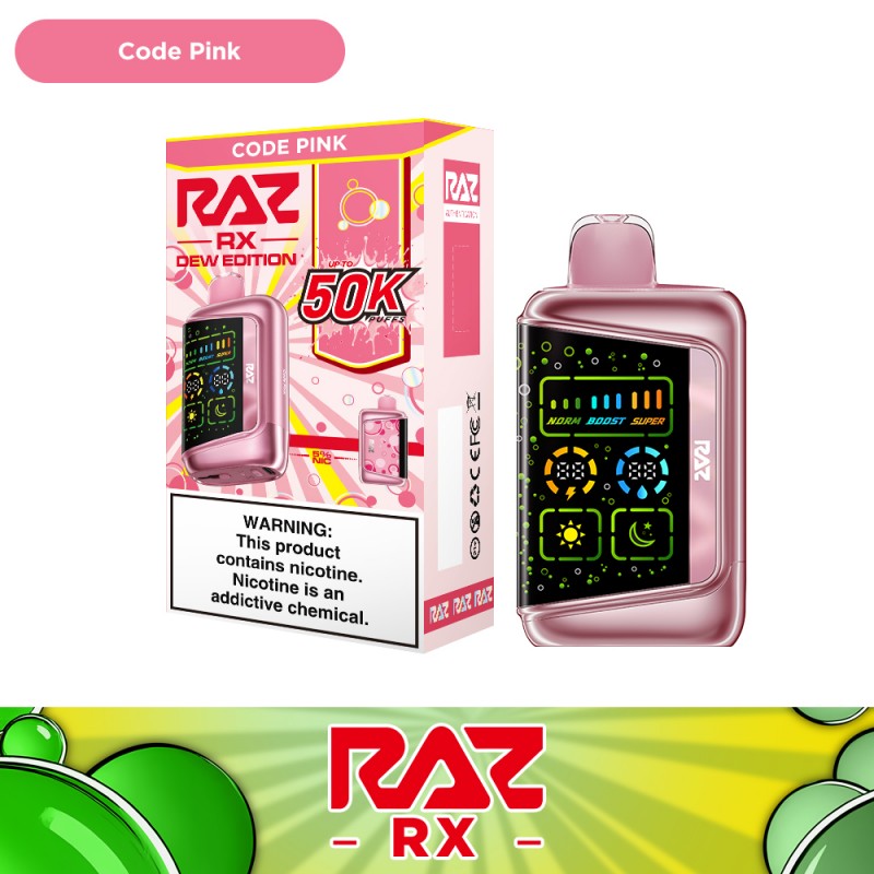 RAZ RX 50k Disposable - CODE Edition - CODE PINK