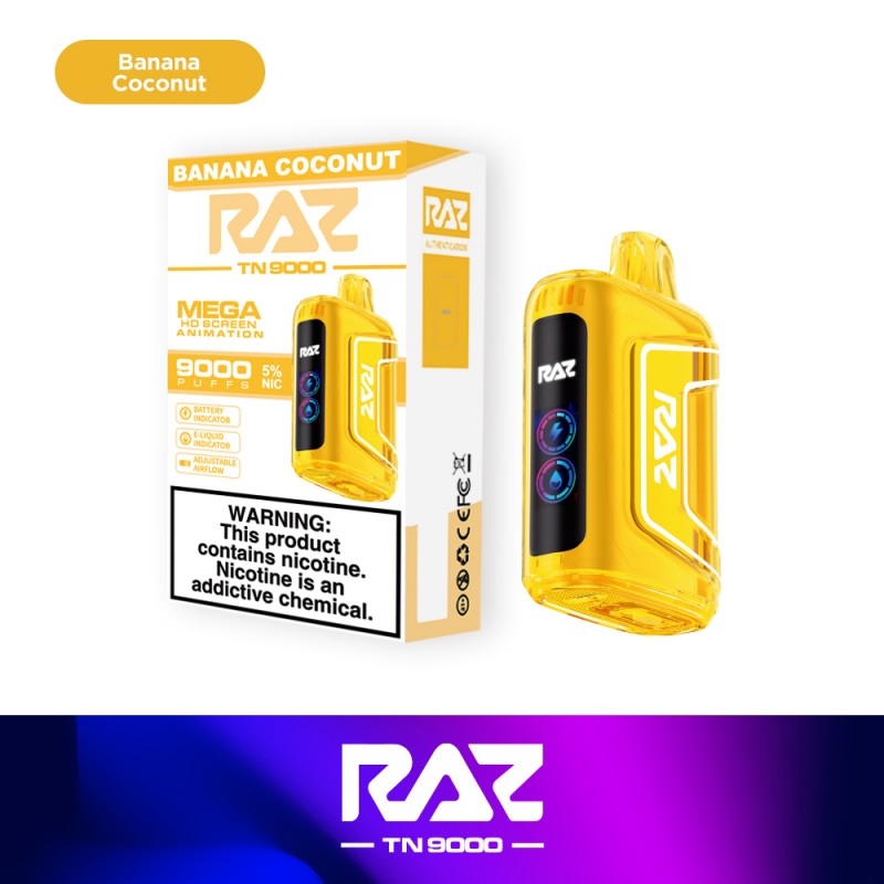 RAZ Vape TN9000 - Banana Coconut