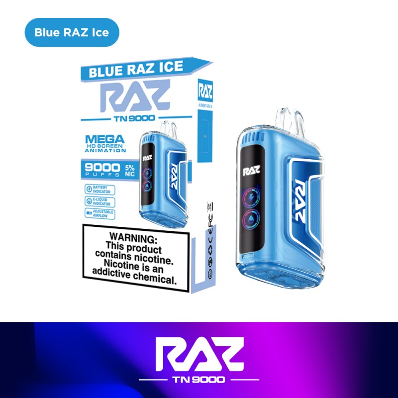 RAZ Vape TN9000 - Blue Raz Ice