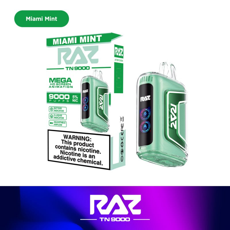 RAZ Vape TN9000 - Miami Mint