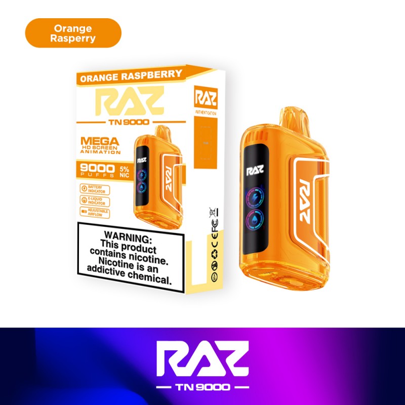 RAZ Vape TN9000 - Orange Raspberry