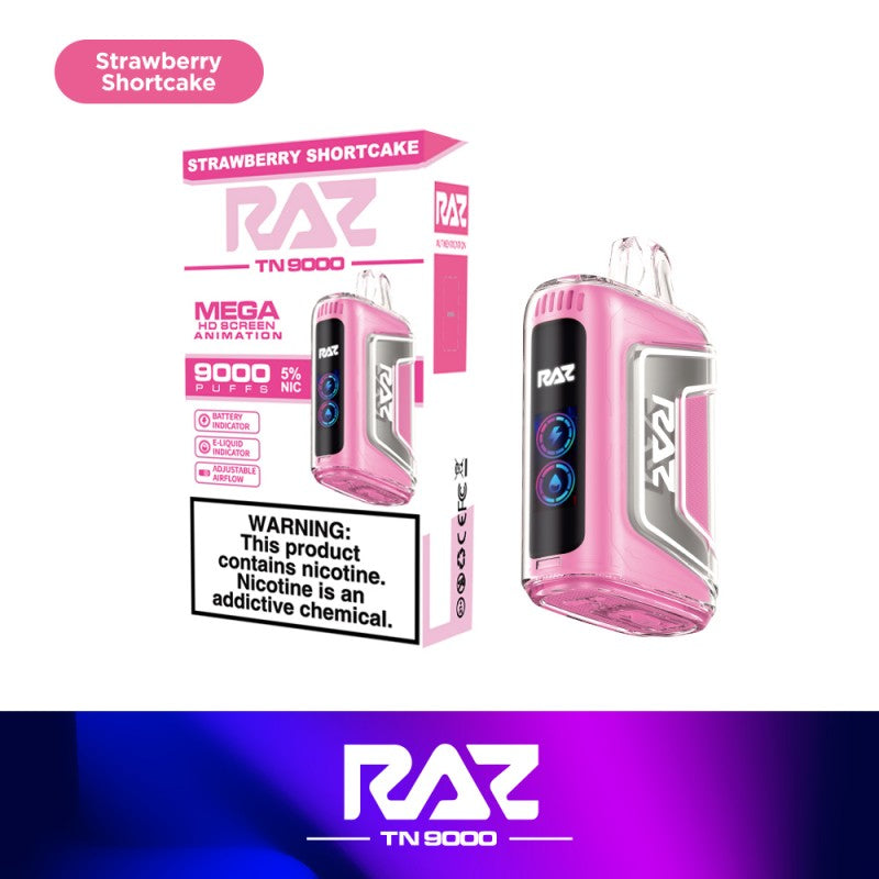 RAZ Vape TN9000 - Strawberry Shortcake