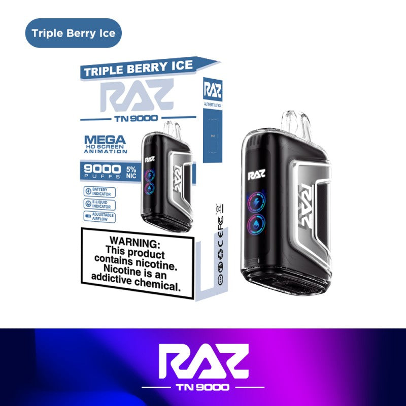 RAZ Vape TN9000 - Triple Berry Ice