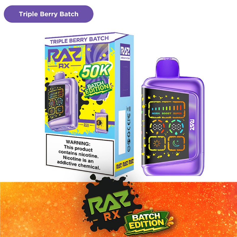 RAZ RX 50k Disposable - Batch Edition - Triple Berry Batch
