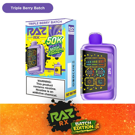 RAZ RX 50k Disposable - Batch Edition - Triple Berry Batch