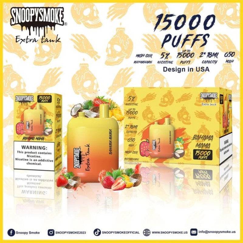 Snoopy Smoke 15000 Disposable 5% | TenDollarDistro