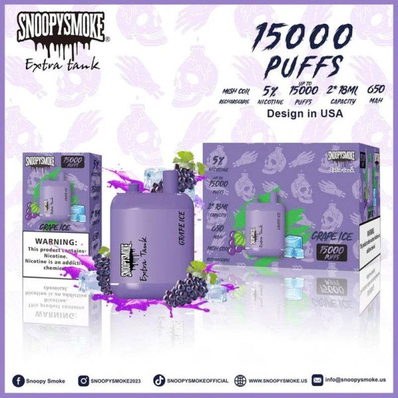 Snoopy Smoke 15000 Disposable 5% | TenDollarDistro