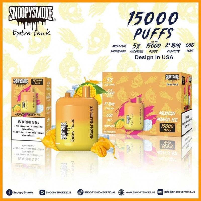 Snoopy Smoke 15000 Disposable 5% | TenDollarDistro