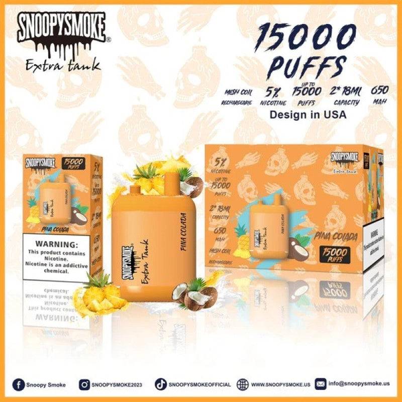 Snoopy Smoke 15000 Disposable 5% | TenDollarDistro