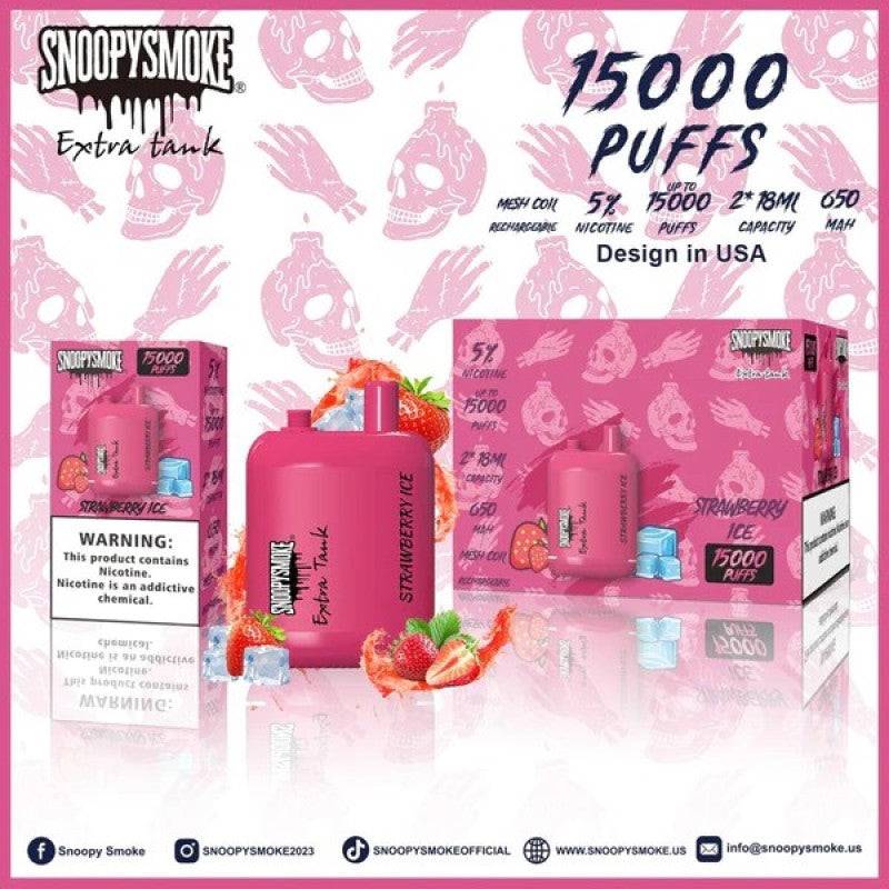 Snoopy Smoke 15000 Disposable 5% | TenDollarDistro