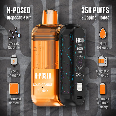 X-Posed 35k Kit - Sour Orange Gummy