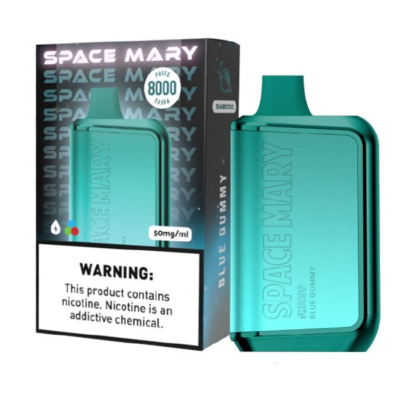 Space Mary SM8000 Vape - Blue Gummy