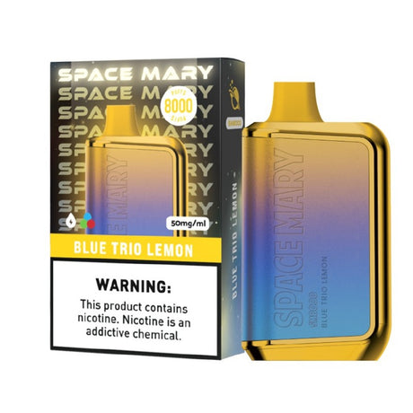 Space Mary SM8000 Vape - Blue Trio Lemon
