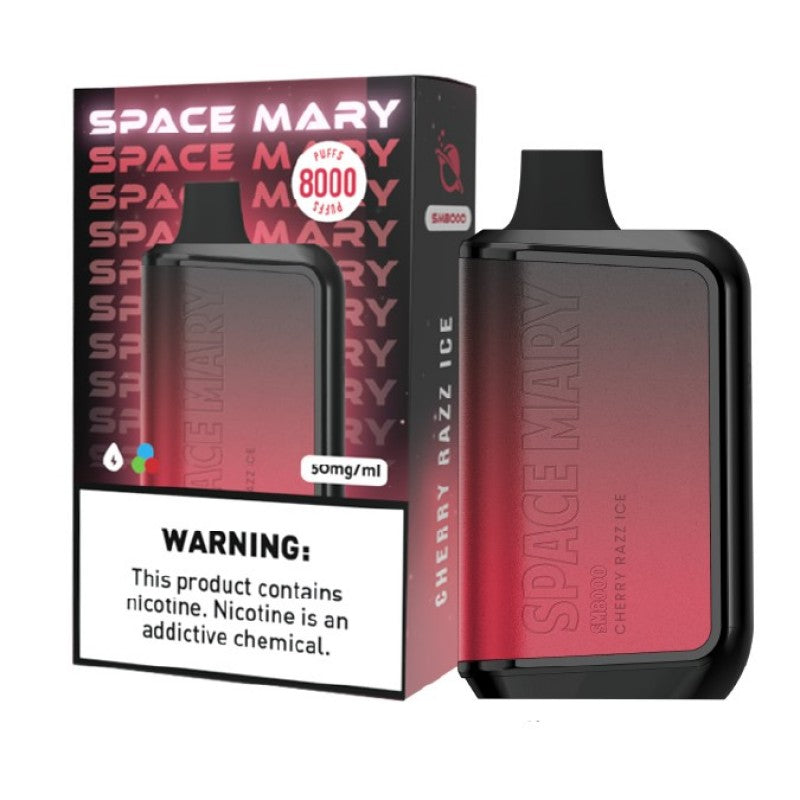 Space Mary SM8000 Vape - Cherry Razz Ice