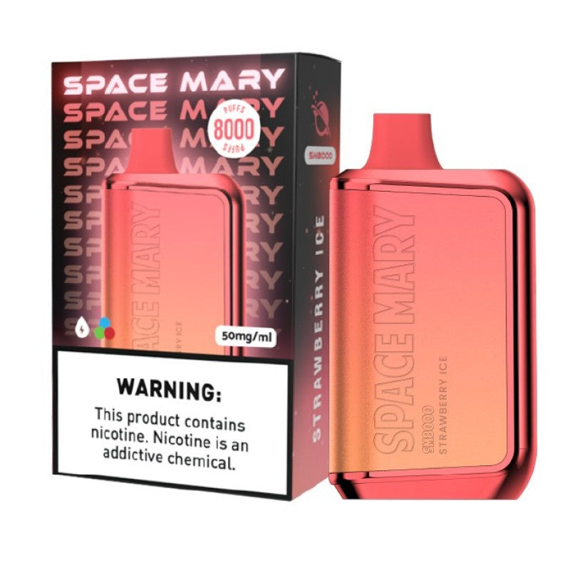 Space Mary SM8000 Vape - Strawberry Ice