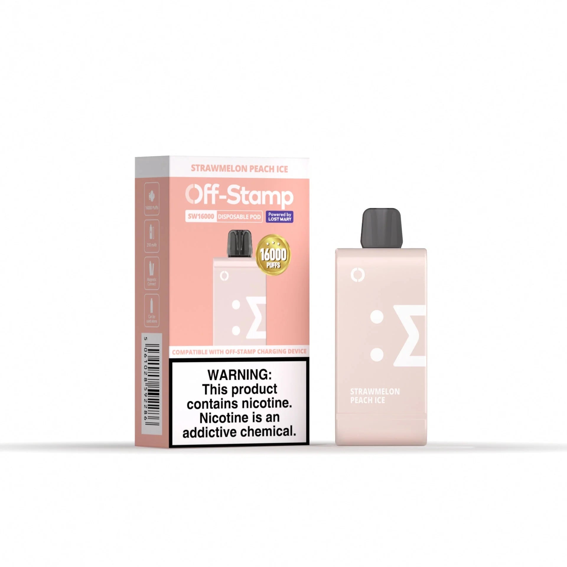 Off-Stamp Disposable Pod - Strawmelon Peach Ice