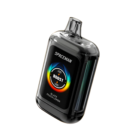 Spaceman Curve 18K Vape - Black Peach Lemon