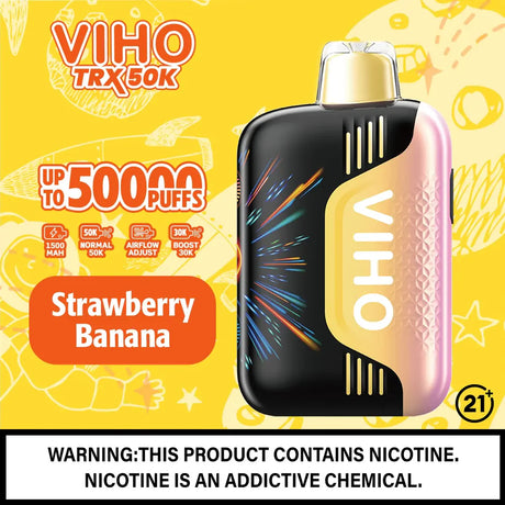 VIHO TRX 50k Vape - Strawberry Banana