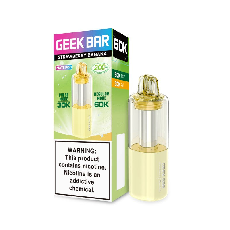 Geek Bar MATE 60k Replacement Pod - Strawberry Banana