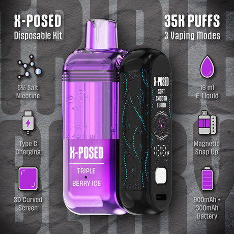 X-Posed 35k Kit - Triple Berry Ice