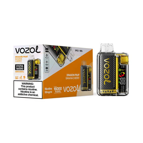 Vozol Vista Vape - Dragon Fruit Banana Cherry