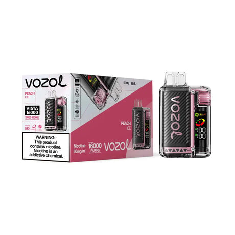 Vozol Vista Vape - Peach Ice