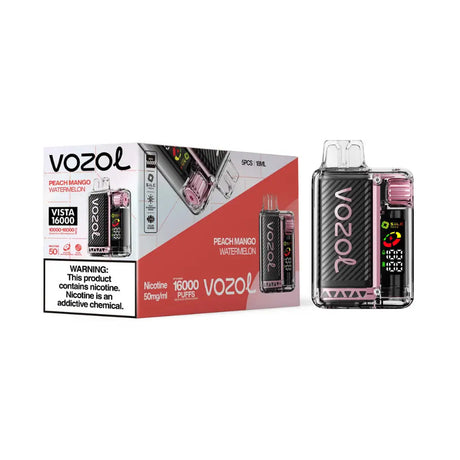Vozol Vista Vape - Peach Mango Watermelon