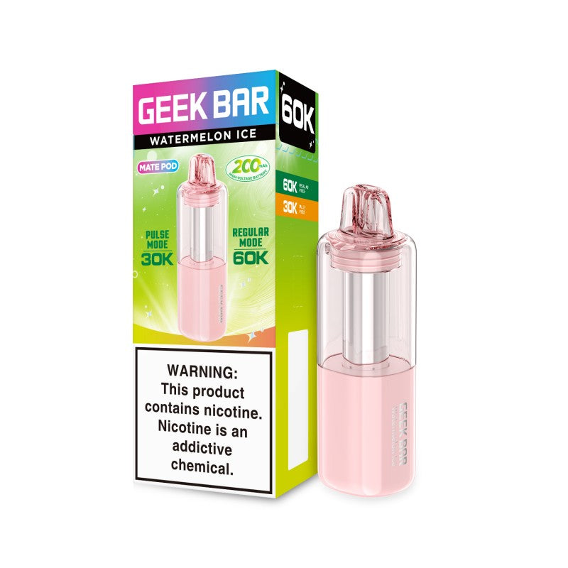 Geek Bar Mate 60K Replacement Pod - $14.99 TenDollarVapes Geek Bar Mate 60K Replacement Pod - $14.99 TenDollarVapes