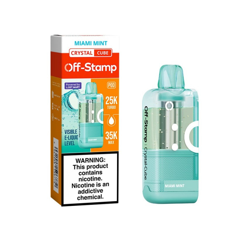 Off-Stamp X-Cube Crystal POD - Miami Mint
