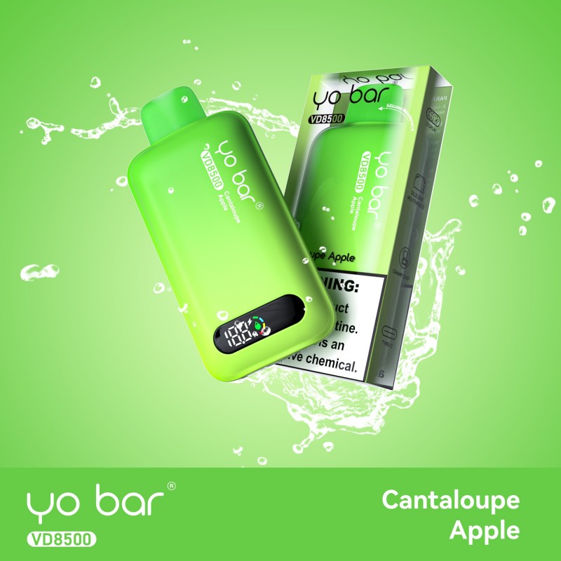 Yo Bar Vape VD8500 - Cantaloupe Apple